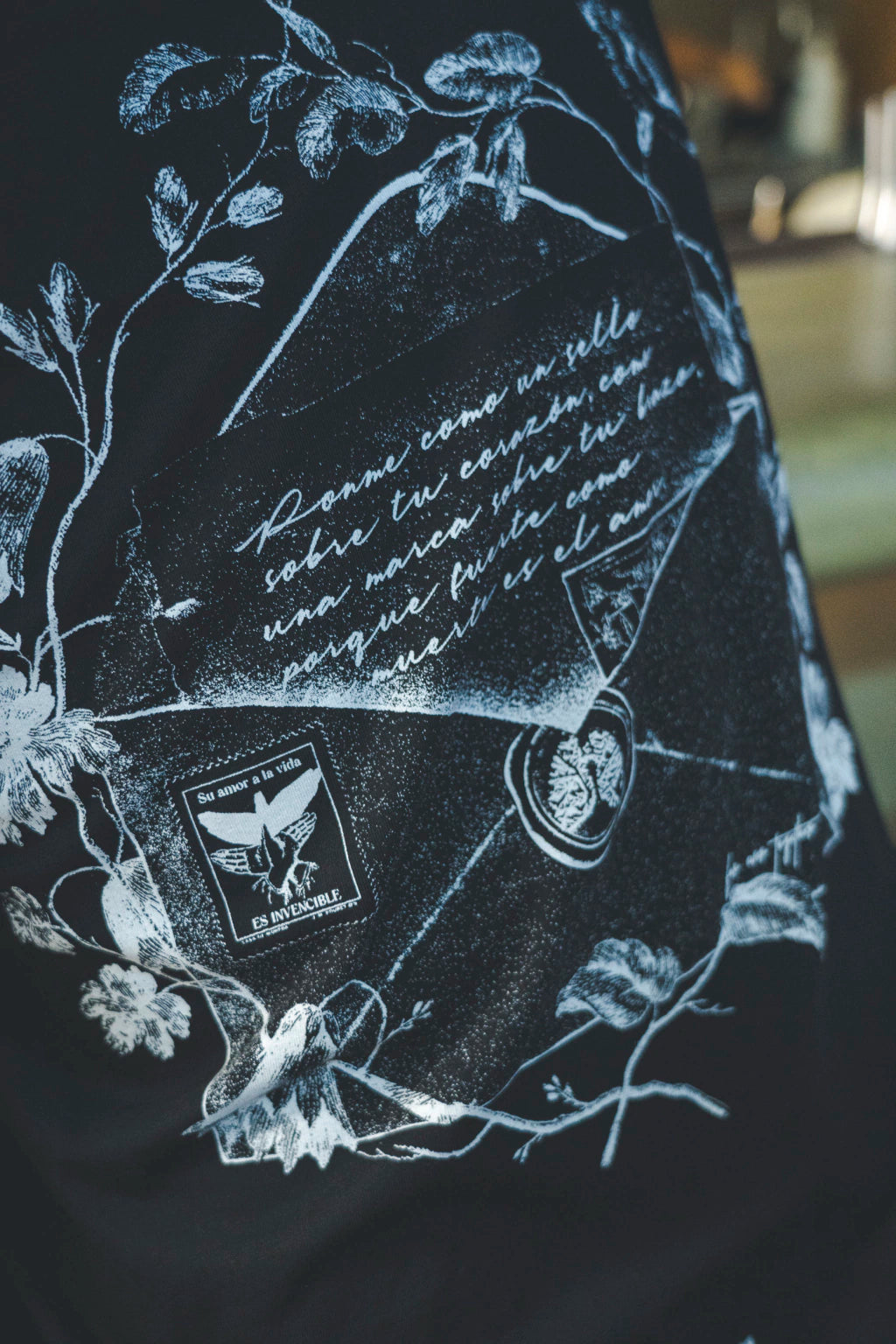 Camiseta Oldfashioned  Negra