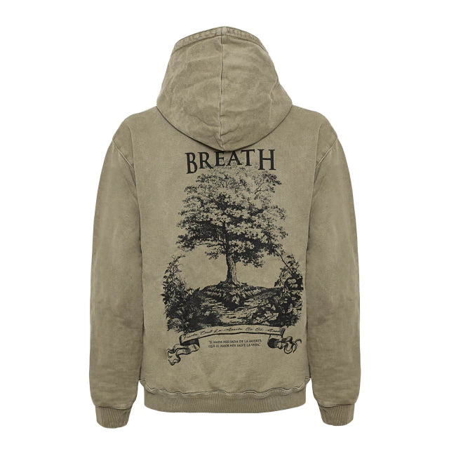 Hoodie Arbol  Verde