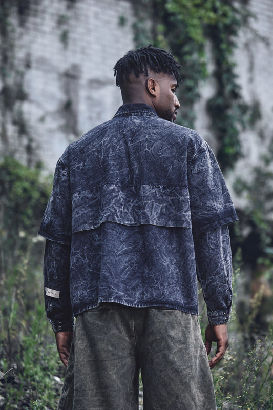 Camisa DoubleSleeve  BlackDenim